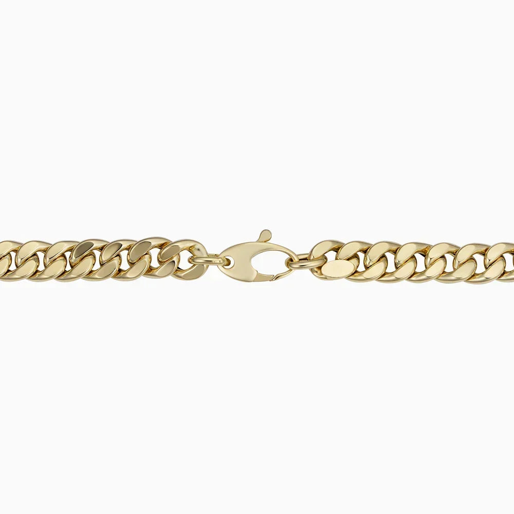 Goldene Cubanerkette Estate™ Rose & Oliver, mit elegantem Finish, Golddetails, ideal für einen stilvollen Look.