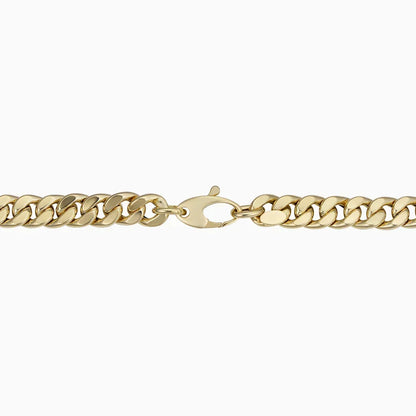 Goldene Cubanerkette Estate™ Rose & Oliver, mit elegantem Finish, Golddetails, ideal für einen stilvollen Look.