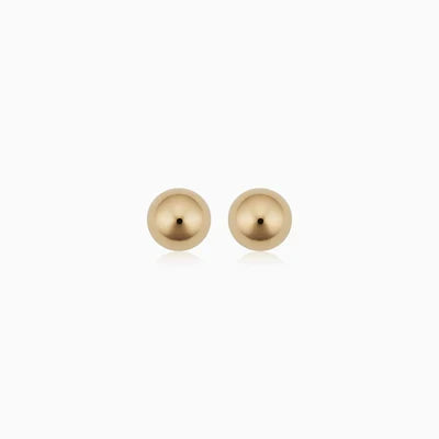 Goldohrringe von Rose & Oliver mit Ball™-Akzent, feiner Kugelverzierung – delikater und eleganter Stil für Ohren.